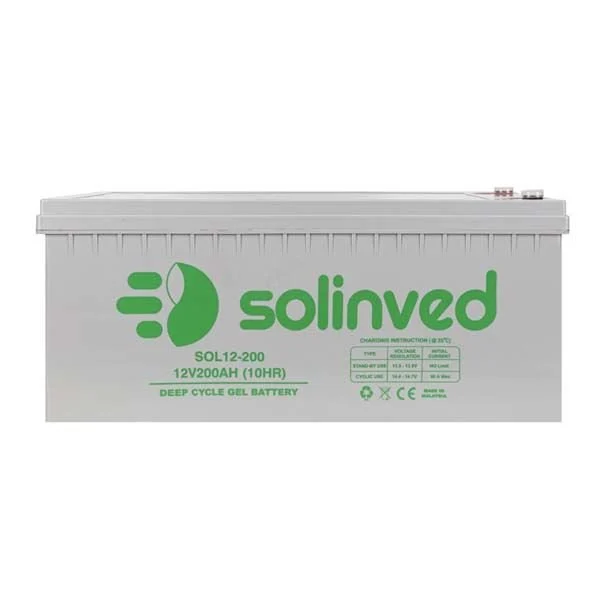 Solinved BAT200 12V 200Ah Jel Akü