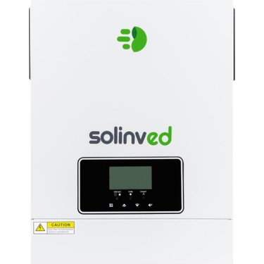 Solinved 3.6 kW MPPT Akıllı İnvertör (500 V PV, 100 A Solar Şarj, aküsüz çalışabilen, 24 V, Off‑Grid, çift AC çıkış)