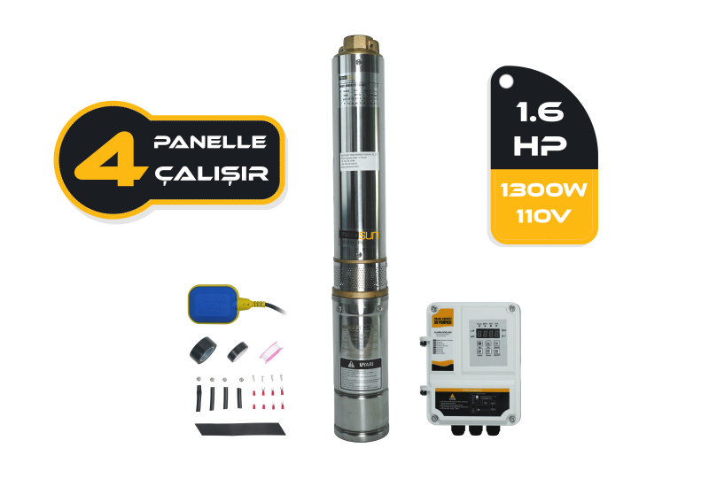 Mexxsun DC-PUMP 1.6 Hp 1300W (Kademeli (8 kademe))